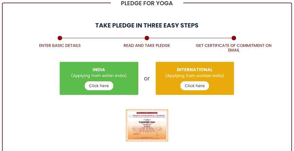 Free Yoga Certificate download 2021