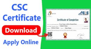 CSC Certificate Download